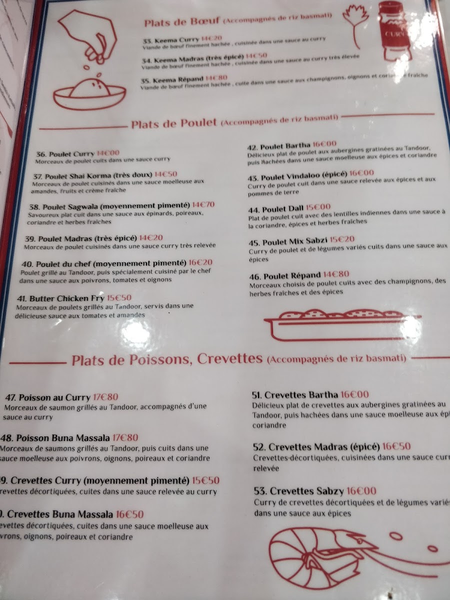 Menu - Le Shalimar Metz photo 10